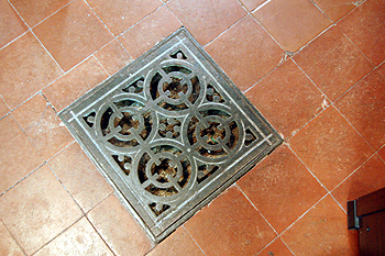 vent for the former under floor heating system June 2012